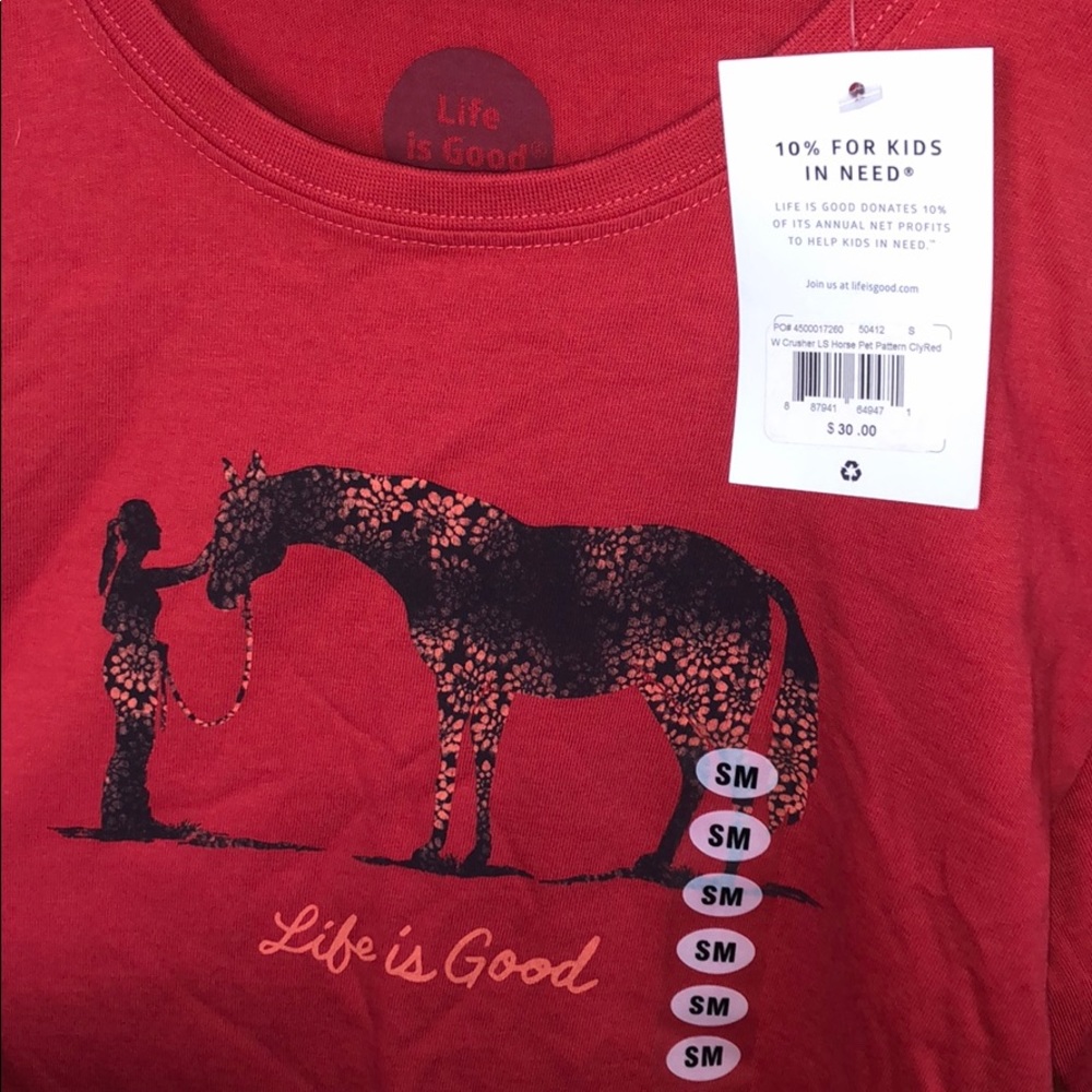 Life is Good Horse shirt